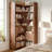 75.1"H Modern Adjustable Bookcase - Open & Closed Storage, L-Shaped or Straight, for Living Room, Bedroom, Home Office,75.1"Hx46.9"Wx9.4"D-1453112665-1453112666