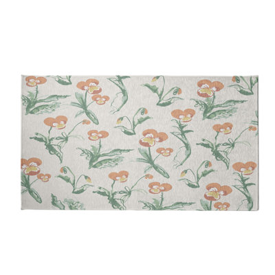 Alvordton Chenille Floral Indoor Rug