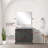 Single Bath Vanity With Mirror And Faucet Set