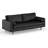 Kerney 84" Vegan Leather Sofa-1550377400