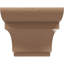 New Brighton cèdre brut grain de bois TimberThane Corbel, apprêté brun clair-88292401