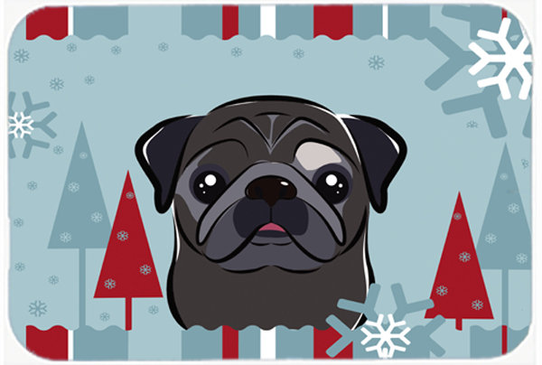 Planche à découper en verre Tatig Pug, Noir