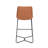 Mehetabel Upholstered Counter Stool with Metal Frame