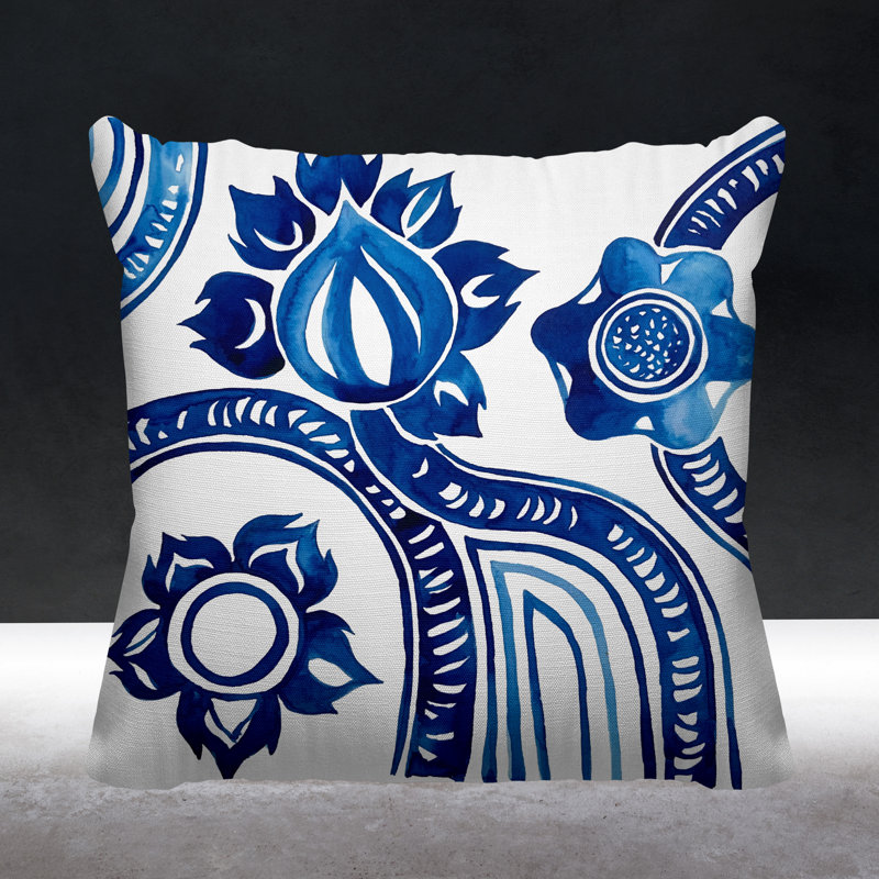 Housse et insert de coussin extérieur carré Elden, L 17 po x H 17 po