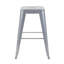 Tabouret à hauteur de comptoir 30 po, ensemble de 4 tabourets de bar en métal sans dossier, non empilable, amovible et facile à assembler, permettant d'économiser de l'espace pour un îlot de cuisine / bar / café / salle à manger-591688211-591688220-591688221