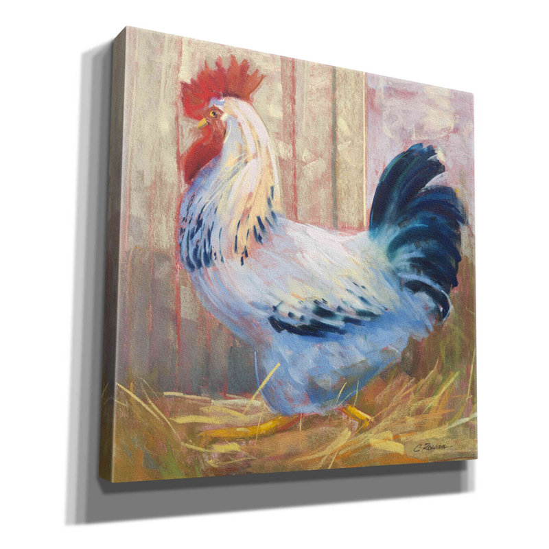 Hercule sur toile par Carol Rowan, H 12 po x l 12 po x P 0,75 po