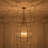 3 - Light Clear Glass Geometric Octagonal Pendant Light