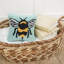 Coussin crocheté