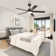 52" Large Ceiling Fan With LED Lights And Remote Control