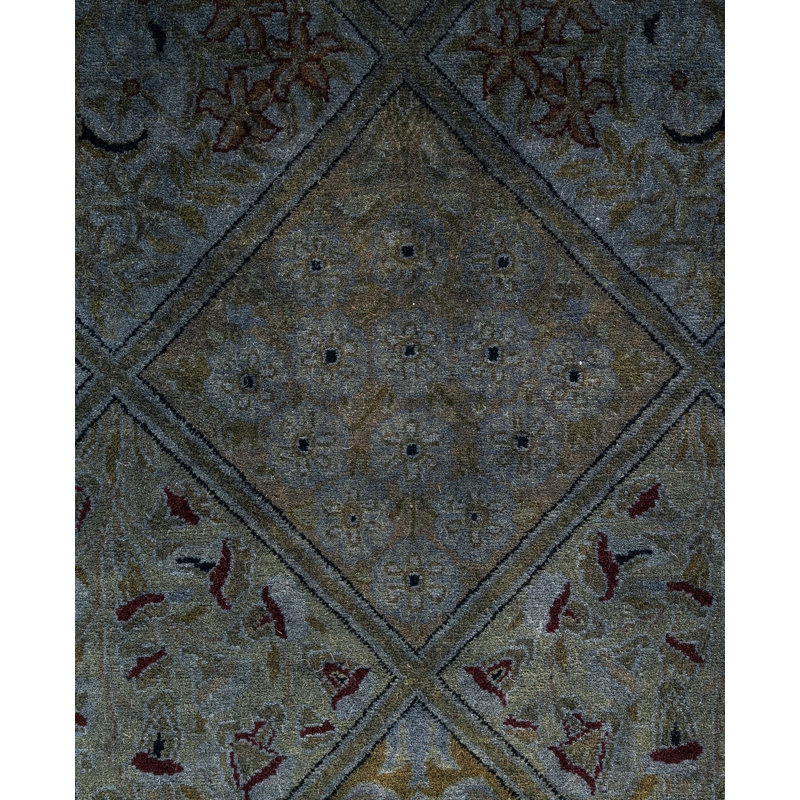 Overdyed One-of-a-Kind 7' 1" X 7' 1" Hand Knotted Area Rug