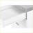 File Cabinets, Rolling Mobile 3-Drawer, Printer Stand Storage, Contemporary Modern, Snow White Slate Gray Cement Laminate | White | Particle Board-1469852169