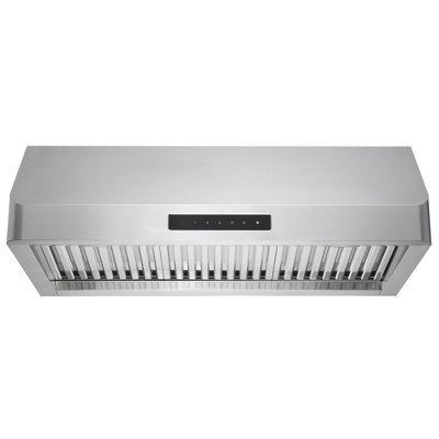 Ancona 36" Stainless Steel 650 CFM Ducted (Vented) Under Cabinet Range Hood with Baffle Filter