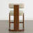 Upholstered Solid Wood Counter Stool-278287511