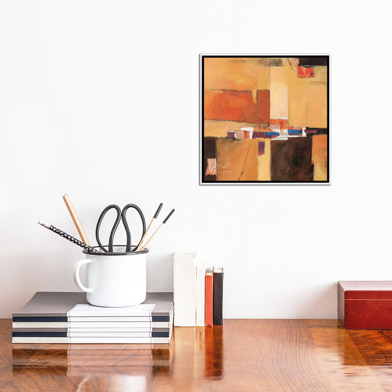 « Abstract II », impression sur toile tendue, H 12 po x l 12 po x P 1,5 po, Pas de tapis, Toile avec cadre blanc