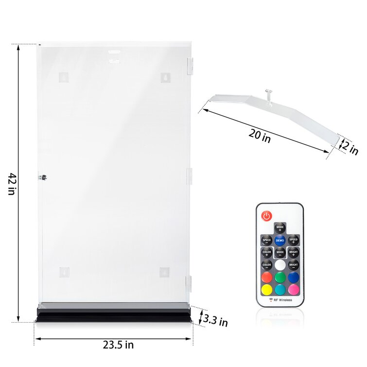 All Clear Acrylic Jersey Display Case Football Baseball 