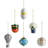 Generale Corallo 2.76'' Porcelain Hanging Figurine Ornament