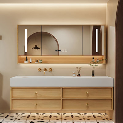 Modern bathroom cabinet medieval style