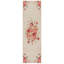 Tapis intérieur / extérieur en polyester tissé à la machine Mehvish - rouge / beige / vert-1206753386