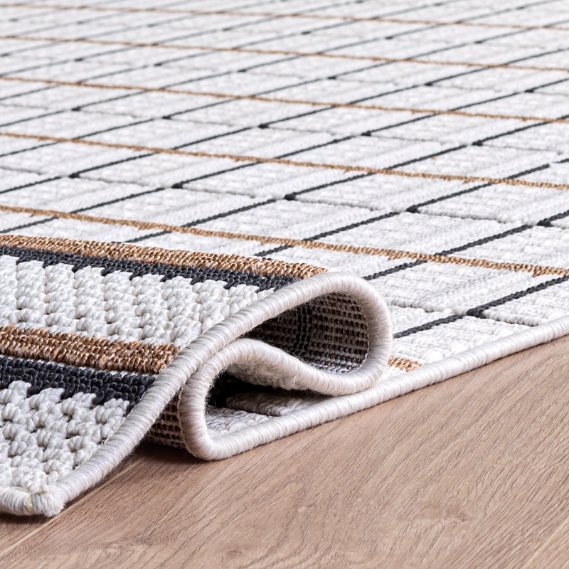 Veranda Performance Plaid Indoor Rug, Rectangle 5'3" x 7'6"