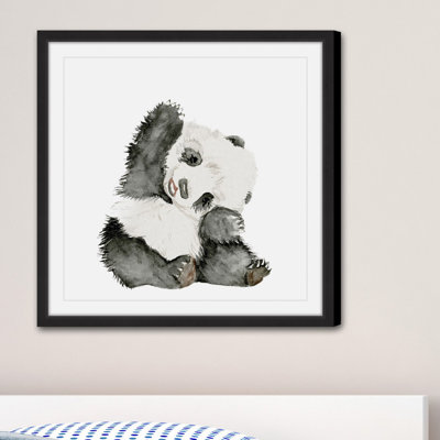 «Clea Baby Panda I», reproduction encadrée