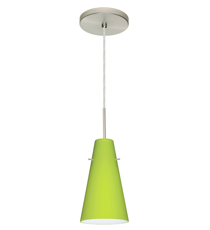 Canyon Creek 1 - Light Single Pendant, Satin Nickel
