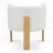 Wood Frame Dining Chair With Armrest