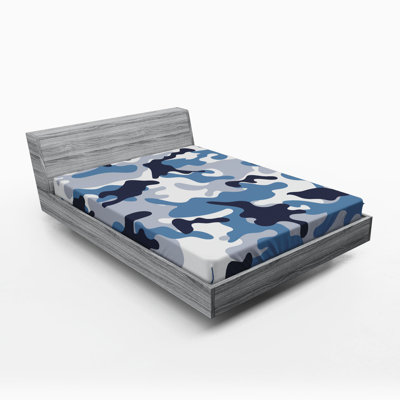 Microfiber Camouflage Fitted Sheet