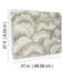 Papier peint Abalone Lavender Fans-100253499