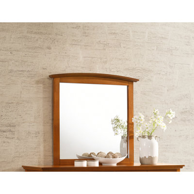 Hammond 37"L x 35"H Mirror, Oak