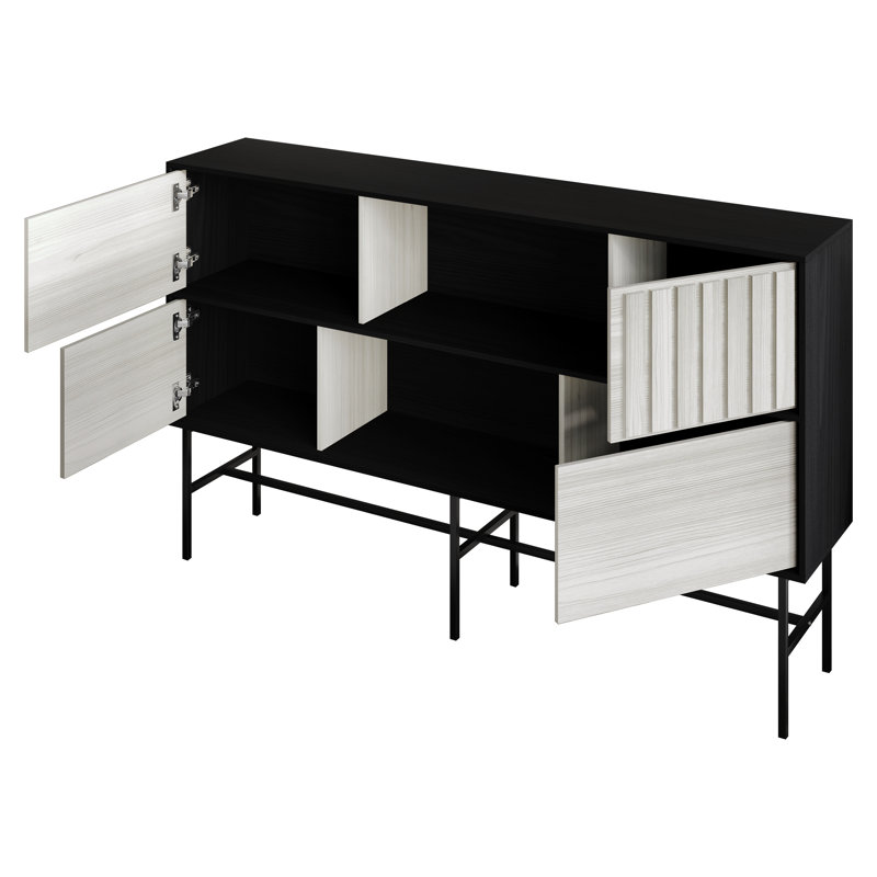 Console média gris clair Oakridge, Gris clair