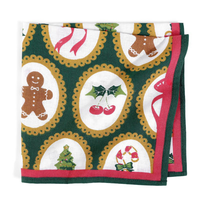 Cloth Napkins, Set of 12 Cotton Linen Blend Printed Dinner Napkins Cloth Mitered Corner Perfect for Parties Dinners Weddings Cocktail Christmas Easter 20x20 AC9E2797F7F540DDA7F9266EA8C20EB7