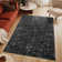 Machine Washable Frances Gray/Black Rug