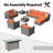 Koyno 10 - Person Patio Conversation Set with Cushions-2052201767-2053664531