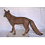 Statue Bellanger Fox Bellanger - Taille: L 47 po x l 6 po x H 23 po.