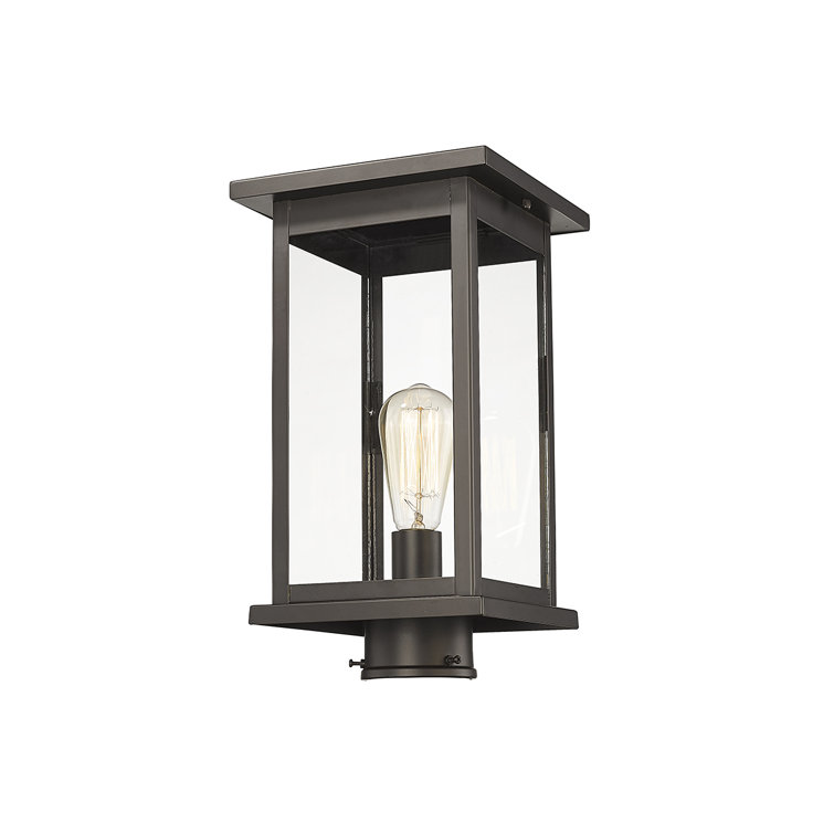 (The bidrio is broken on one side))Arocho 1 -Light 15.625" H Hardwired Lantern Head