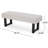 Ashford Boho Fabric Bench Great Deal Furniture Boho Fabric Bench, Black Print