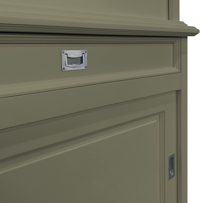 Tatum Display Cabinet, Olive Grey