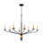 Alexander 8-Light Matte Black Chandelier
