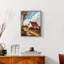 Paysages série C III - reproduction encadrée de qualité supérieure - prête à être accrochée - aucun clou requis-617411040-617411051