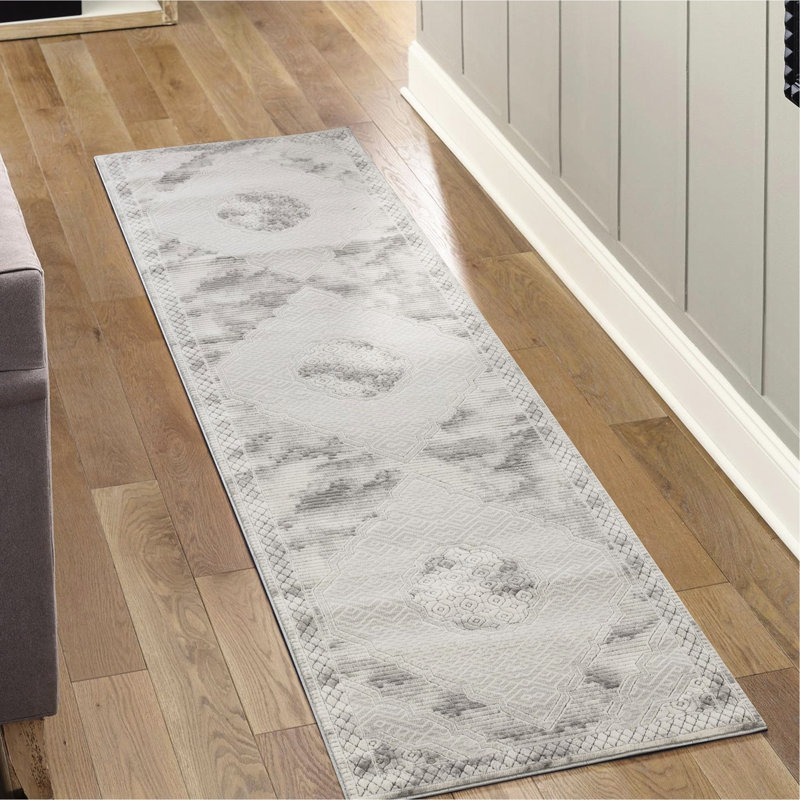 31 po Tapis de couloir X 118 and Grey