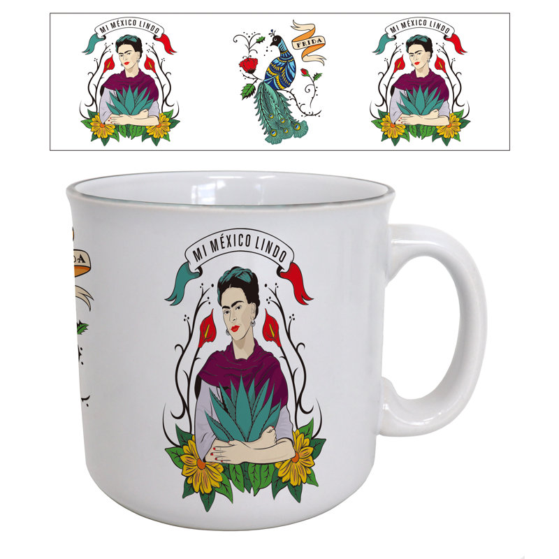 Frida Kahlo - Mi Mexico Lindo 20oz. Tasse de camping