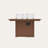 POLYWOOD Square 42" Fire Pit Table-139064728-31636161