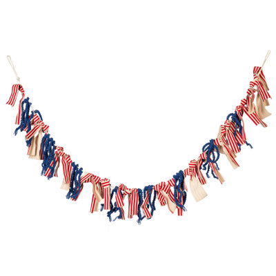 Jaystin Double Sided 11.81'' H x 70.87'' W Polyester Independence Day Pennant