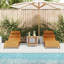 184cm Long Chaise Lounge Set
