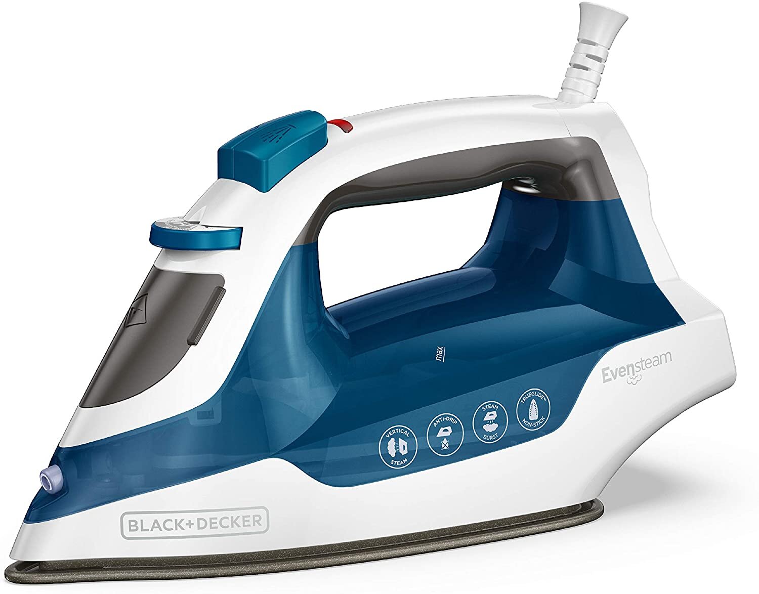 Black+decker Ir40v Easy Steam Nonstick Compact Iron with Automatic Shut