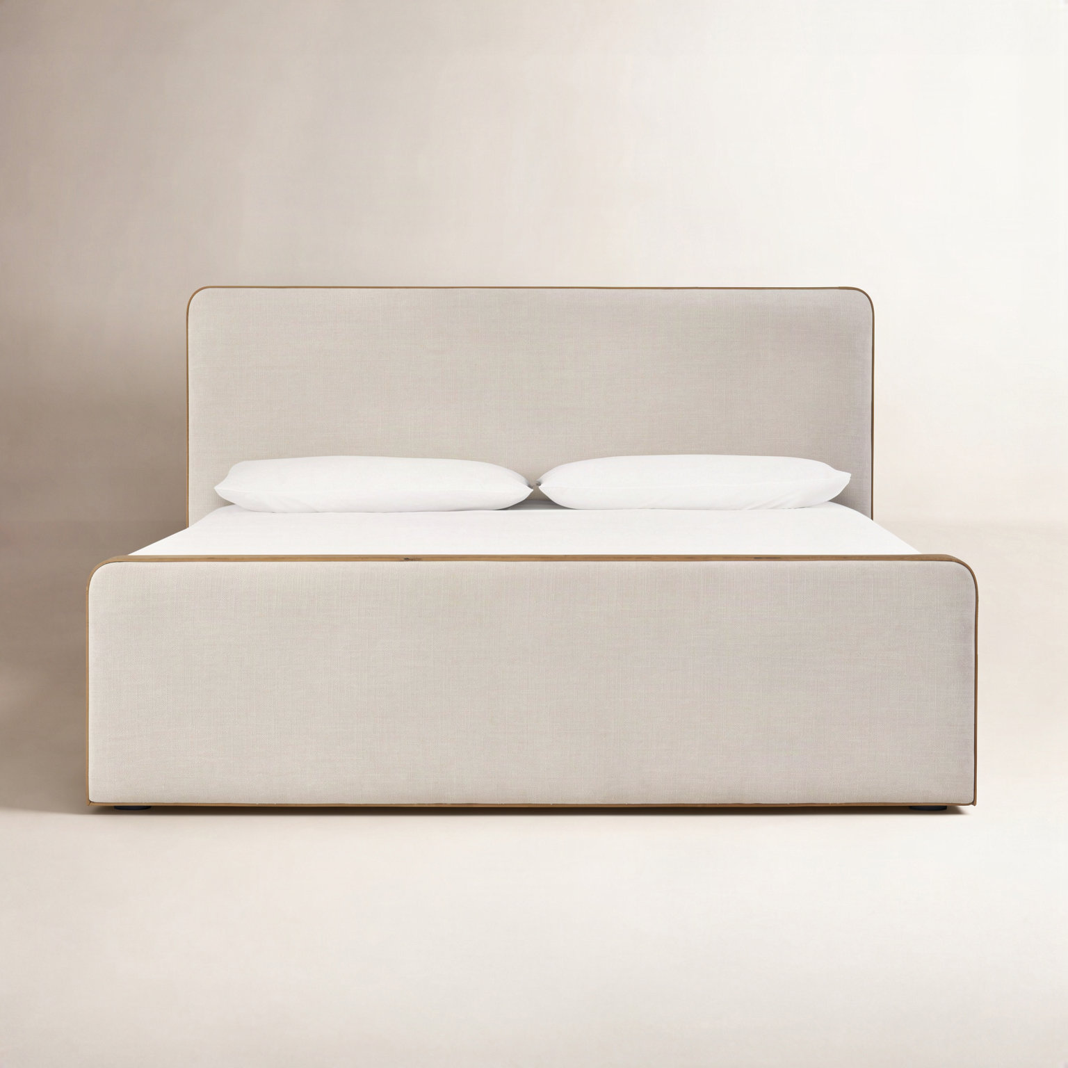 Oak Platform Bed, King