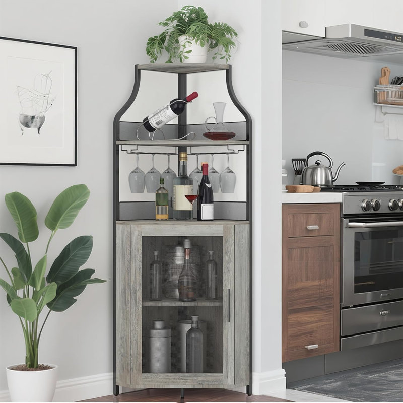 18.5cm Mini Bar, Grey