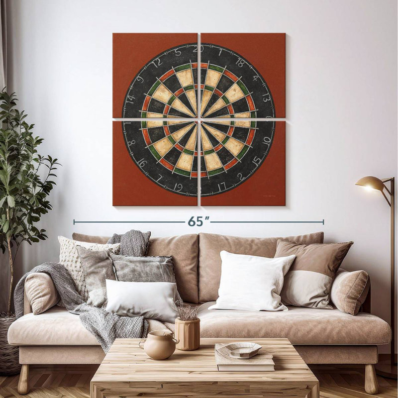 Senne Dartboard, 45" H x 45" W
