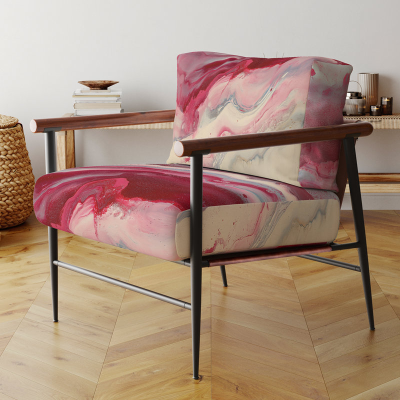 Fauteuil d'appoint Aarons Coast Sea Waves, Noir, noir, noir, noir