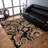 Akain Hand Tufted Wool Eco-Friendly Area Rugs - Rectangle, Floral Modern Design, High Pile Thick Handmade Anti Skid Area Rugs for Living Room, Bed Room-1313515582-1286523210